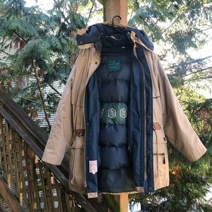 Vintage London Fog trench-coat style jacket.